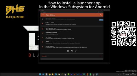 How To Install A Launcher App In The Windows Subsystem For Android