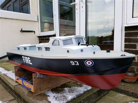 Very Rare Huge 60 Rc Radio Controlled Model Boat In Baildon West
