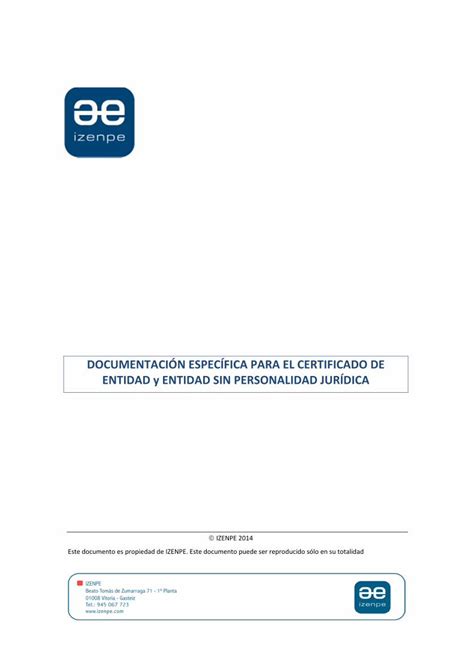 PDF DOCUMENTACIÓN ESPECÍFICA PARA EL CERTIFICADO DE PDF file Se trata de un certificado en