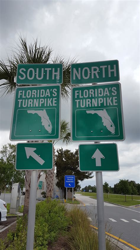 Florida Floridas Turnpike Aaroads Shield Gallery