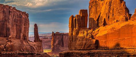 Hd Wallpaper Stacked Rock Cairn Arches National Park Stones