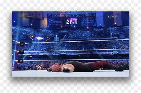Undertaker 21 1 At Wrestlemania Undertaker Streak Broken Clipart