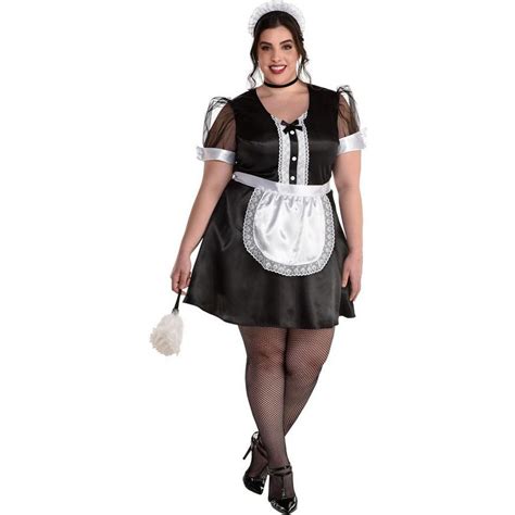 adult sassy maid costume plus size party city
