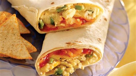 Wrap the tortilla around the banana. Mexican Breakfast Wraps Recipe - BettyCrocker.com