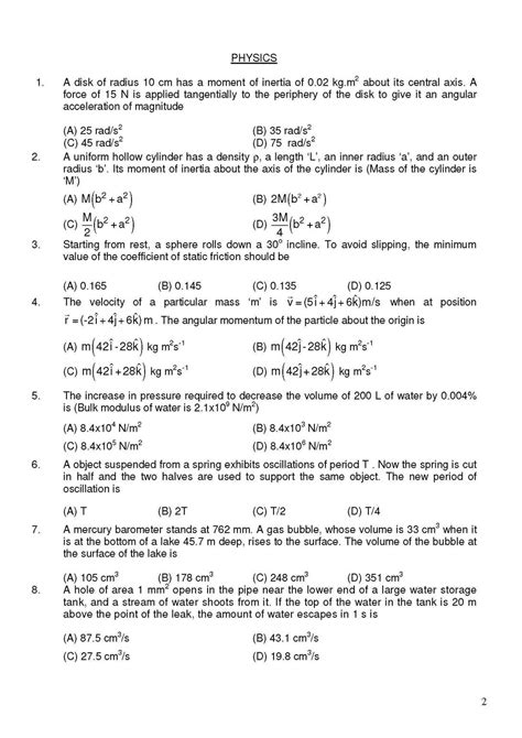 Previous Year Question Papers Of Kiit Medical Eduvark