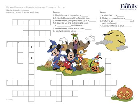 Can you can figure out the clues to some of these common foods? 11 Fun Disney Crossword Puzzles | Kitty Baby Love
