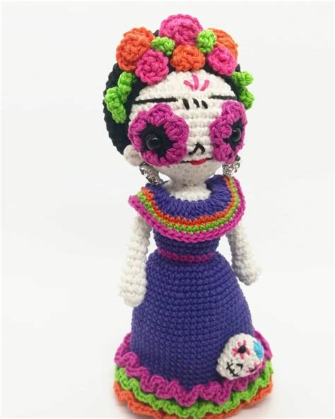 Day Of The Death Doll Crochet Patternamigurumi Catrina Craft Supplies