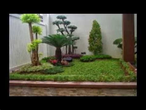contoh dekorasi taman rumah minimalis - YouTube
