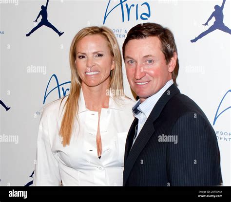 Janet Jones Gretzky And Wayne Gretzky At The Michael Jordan Celebrity
