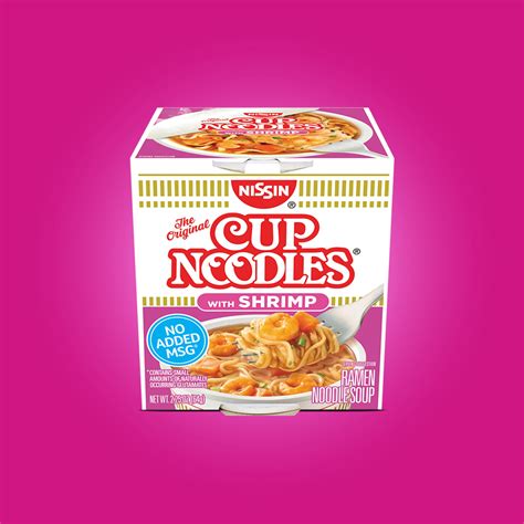 Cup Noodles Shrimp Nissin Food