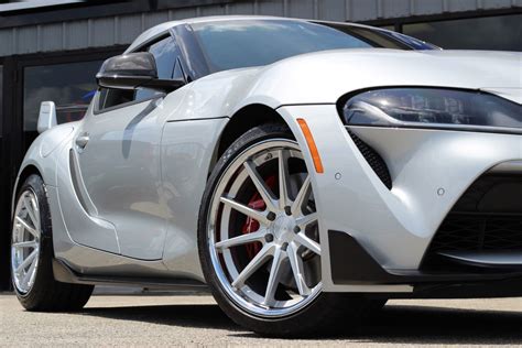 2021 Toyota Supra Gr Silver Ferrada Fr4 Wheel Front