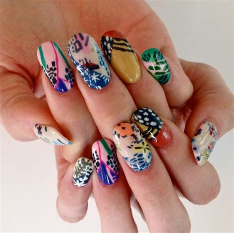 25 Hand Painted Nail Designs To Try This Season Naildesigncode