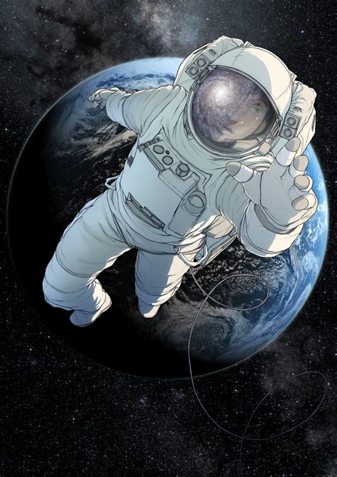 Pin De Mottaskate Em Cosmonaut Ilustrações Desenho De Astronauta