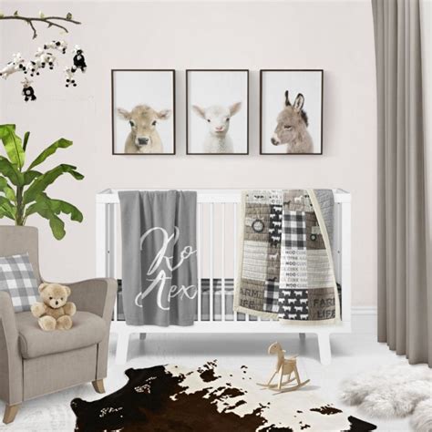 Maybe you would like to learn more about one of these? Modern Neutral Farm Themed Nursery — Alphadorable | Custom ...