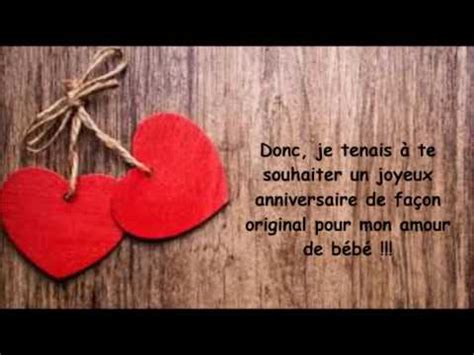 À quelqu'un de très spécial. Joyeux anniversaire mon Amour - YouTube