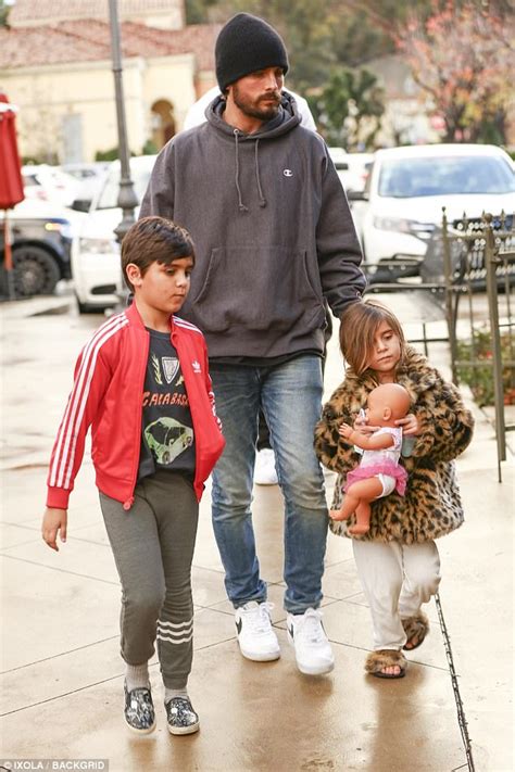 The two met at mutual friend joe francis 's house party in mexico. Scott Disick takes Penelope and Mason out for dinner ...