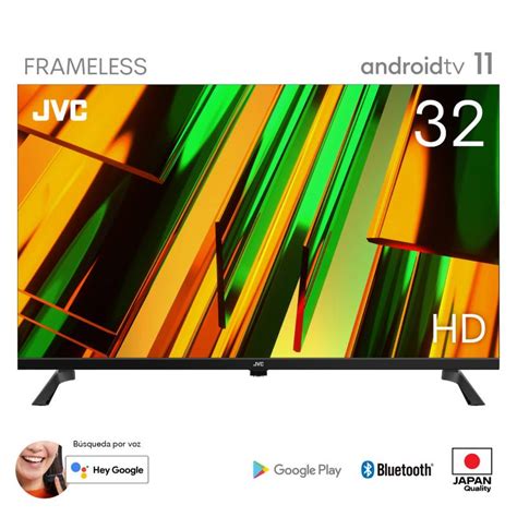 Televisor Jvc 32 Led Hd Frameless Android 11 Smart Tv Lt 32kb127