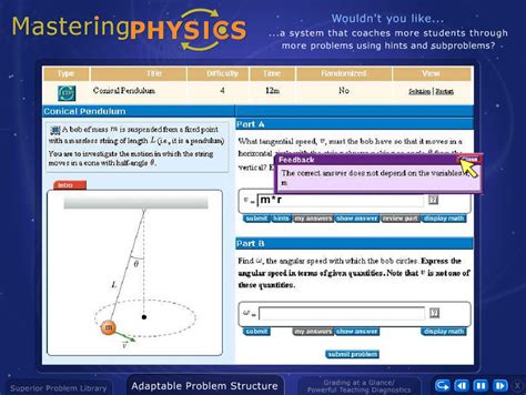 Physics Is Beautiful Mastering Physicsclassified