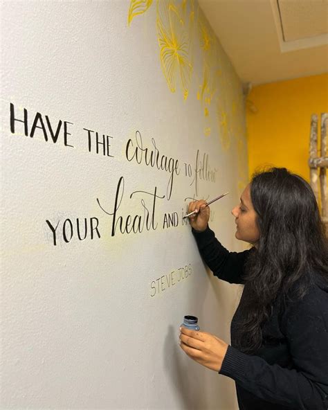 Simran Calligraphy Teacher On Instagram “so This Wall Is Complete