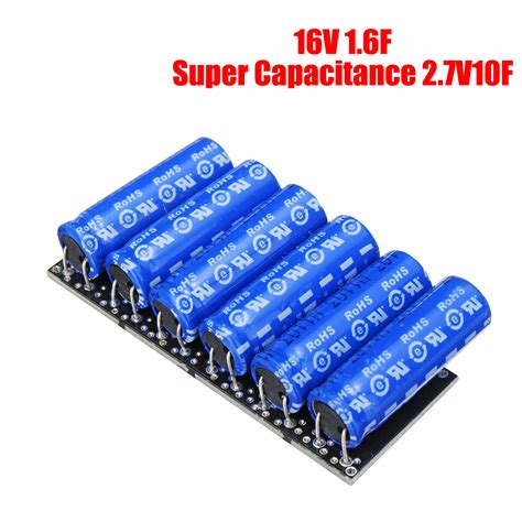 New 16v 1f2f Farad Capacitor Module 27v 10f Super Capacitors With