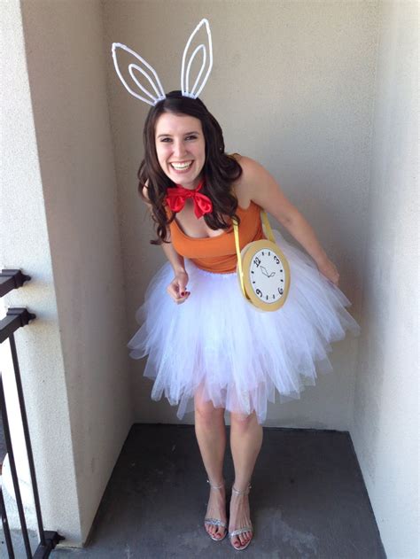 Alice In Wonderland Rabbit Diy Costume Disney Costumes Diy White