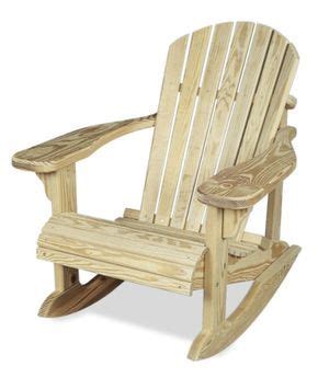 Vacuum the residues thoroughly, before covering the wooden surface with several coats of stain. Adirondack Rocker | Rocking chair plans