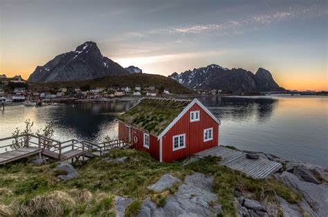 Midnight Sun Reine Lofoten Norway By Europe Trotter 500px