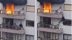 Local Hero Firefighter Risks Life To Save Trapped Child