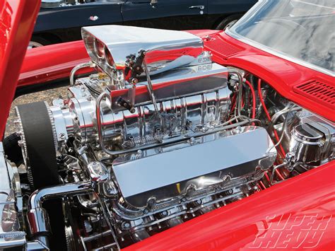 Chevrolet Corvette Hot Rod Rods Drag Racing Race Gasser Engine G