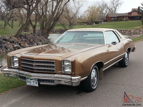 1976 Chevrolet Monte Carlo 10000 Original Miles Garaged Entire Life