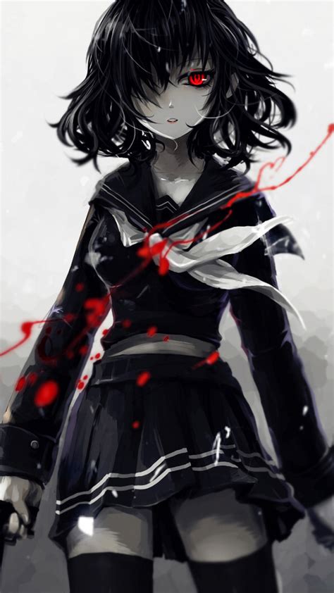 There is something really alluring about anime girls who wear eye patches, but have you ever wondered what. Download 720x1280 wallpaper art, anime girl with gun ...