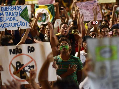Violence On The Streets As 250000 More Protesters In Brazil Disrupt