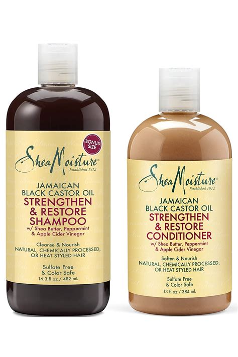 Castor oil hair growth and thickening treatment massage castor oil into your scalp in the evening every few days. 42 HQ Images Black Hair Castor Oil / Shea Moisture ...