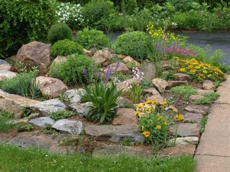 Low Maintenance Rock Garden Plants Garden Design Ideas