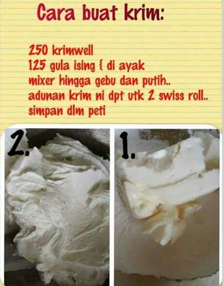 Resepi lain > cara buat dan masak. Swiss roll Cara buat krim | Swiss roll, Cupcake cakes, Recipes