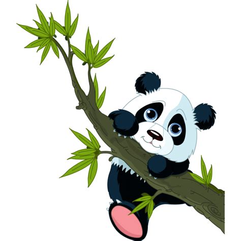 Sticker Mural Panda Pour Chambre Denfant Ou Bébé Panda Drawing