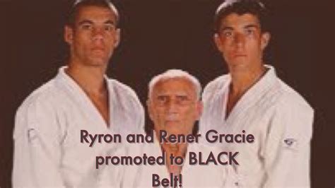 Ryron And Rener Gracie Receive Their Black Belts Youtube