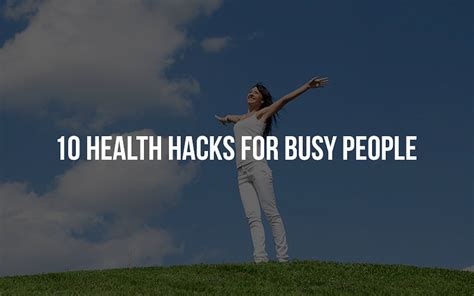 10 Health Hacks For Busy People Fitpass