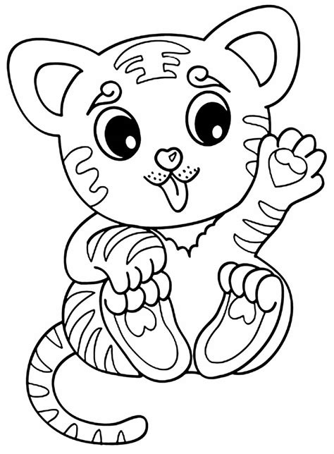 Desenhos De Tigre Para Colorir Pop Lembrancinhas