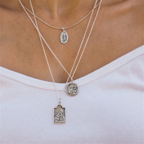 Silver St Nicholas Patron Saint of Children - Luna & Rose - Luna & Rose