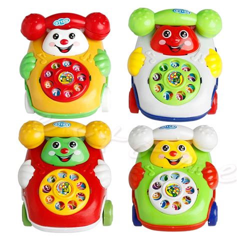 1pc Baby Toys Music Cartoon Phone Educational Developmental Kids Toy