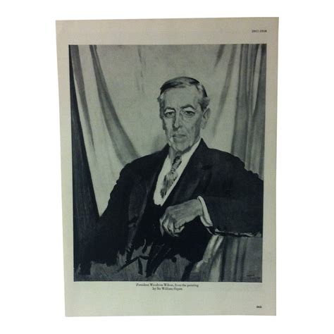1947 President Woodrow Wilson History Of The United States Print