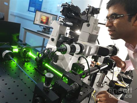 Laser Microscope Experiment Photograph By Andrew Brookes National