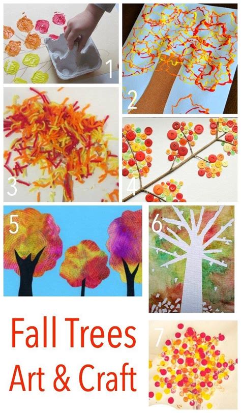 Childrens Autumn Tree Art And Crafts Emma Owl Fall Arts And Crafts
