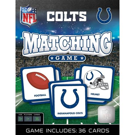 Masterpieces Sports Games Indianapolis Colts Nfl Matching Game Game