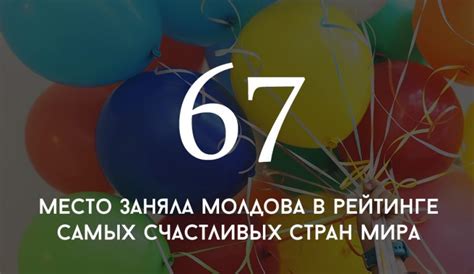 Если честно, мне не важно, кто что сказал, кто и как оценил, кто на какое место подвинул, кто и. Цифра дня: какое место заняла Молдова в рейтинге самых ...