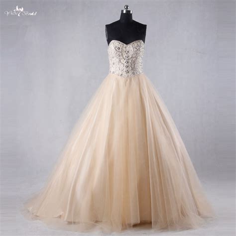 lzf021 bridal strapless sleeveless champagne long prom dress formal evening gown custom party