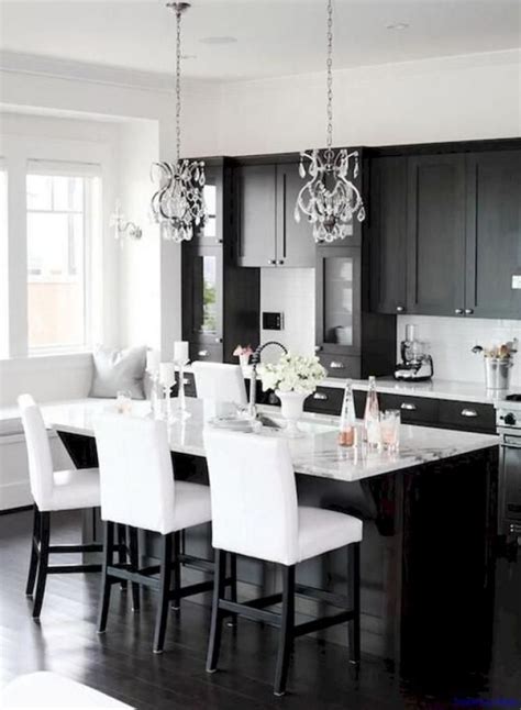 30 Best Black And White Kitchen Design Ideas Dapur Rumah Mebel