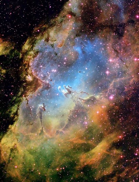 The Eagle Nebula M16 Or Ngc 6611 Eagle Nebula Nebula Hubble Space