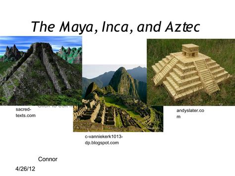 Calaméo The Maya Inca And Aztec